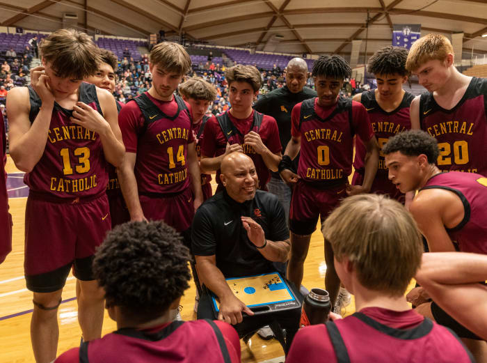 West Linn Central Catholic 6A Oregon boys basketball quarterfinal Taylor Balkom 03